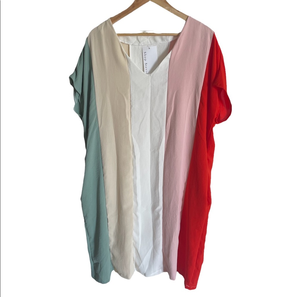 NWT color block dress